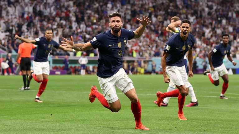 Оливье Жиру забил 4-й гол на ЧМ-2022 / фото AFP
