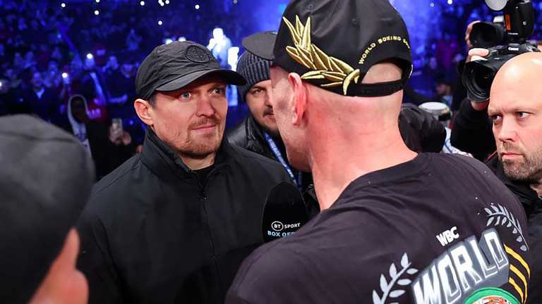 Усик та Ф’юрі / фото з соцмереж Усик та Ф’юрі / фото з соцмереж