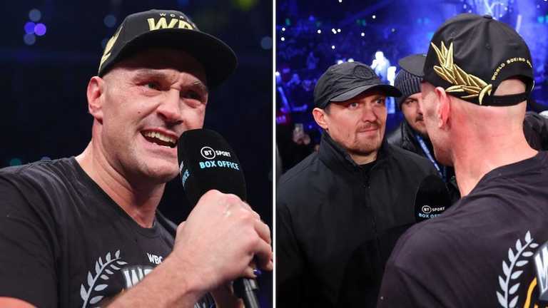 Фьюри против Усика / Коллаж Sports Brief Фьюри против Усика / Коллаж Sports Brief