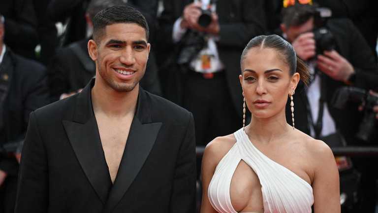 Ашраф Хакими и Хиба Абук / Фото из соцсетей Ашраф Хакими и Хиба Абук / Фото из соцсетей