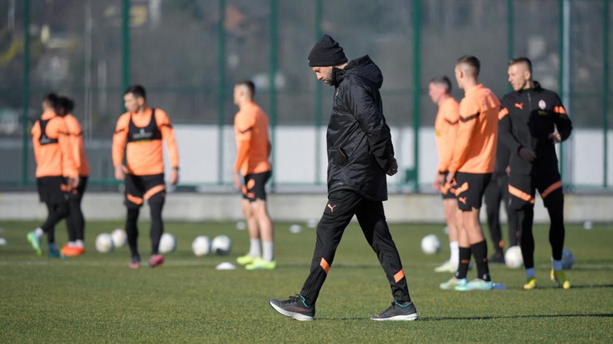 Йовічевіч на тренуванні Шахтаря / фото ФК Шахтар