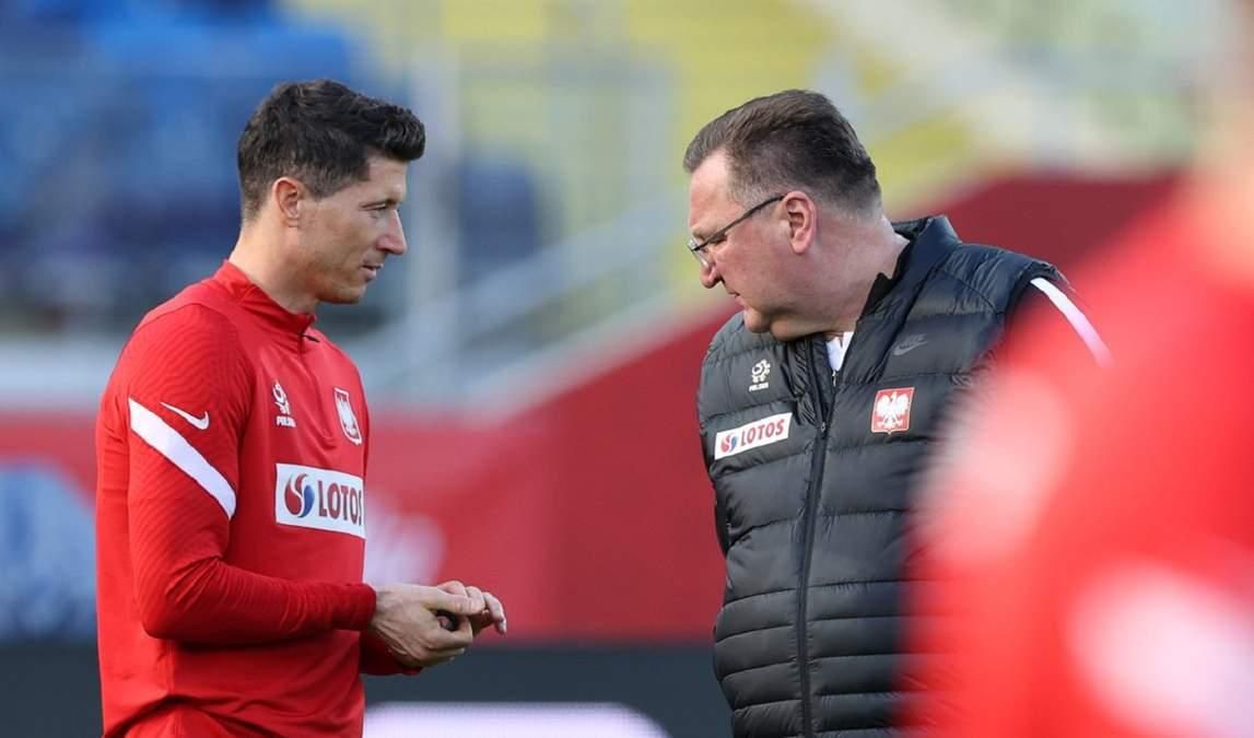 Міхнєвіч та Лєвандовскі / фото PZPN