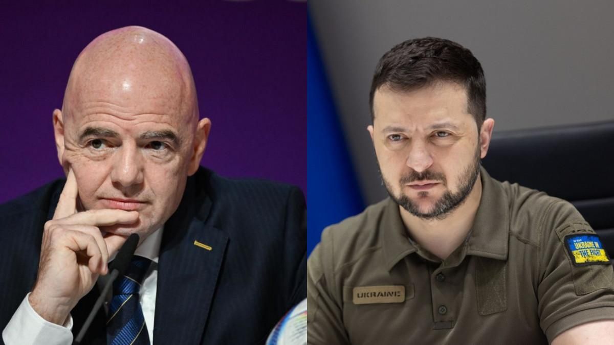 Зеленский и Инфантино / фото из открытых источников Зеленский и Инфантино / фото из открытых источников