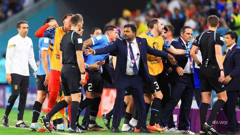 Скандальное завершение матча Уругвай – Гана / Фото ФИФА