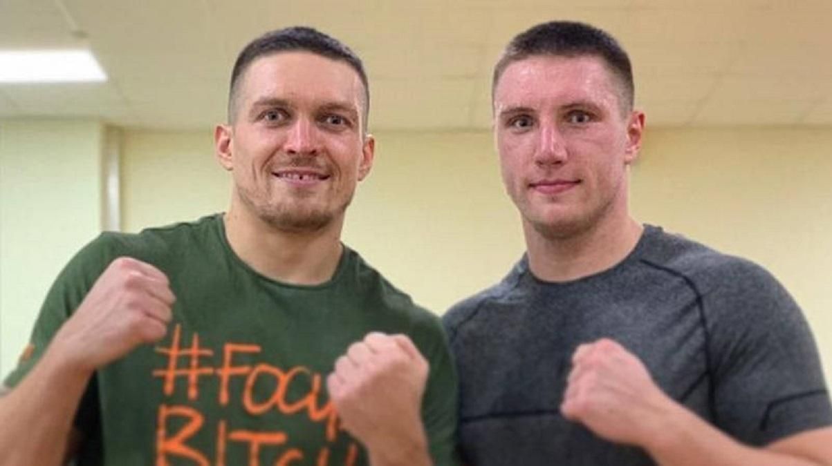 Олександр Усик та Владислав Сіренко / Фото з соцмереж Олександр Усик та Владислав Сіренко / Фото з соцмереж