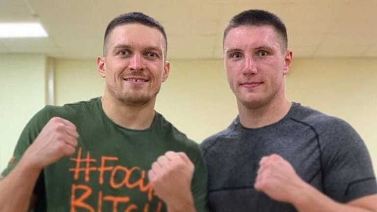Олександр Усик та Владислав Сіренко / Фото з соцмереж Олександр Усик та Владислав Сіренко / Фото з соцмереж
