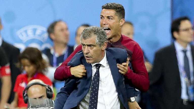 Фернанду Сантуш и Криштиану Роналду / Фото ЕРА Фернанду Сантуш и Криштиану Роналду / Фото ЕРА