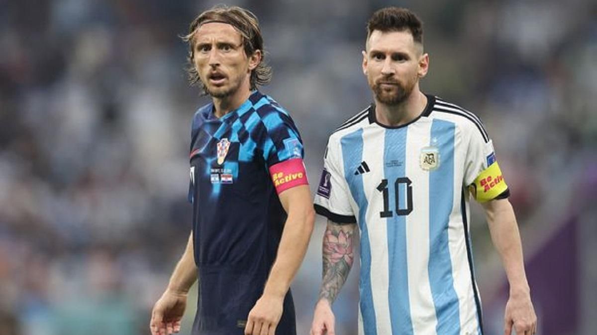 Лука Модрич и Лионель Месси / Фото из Twitter