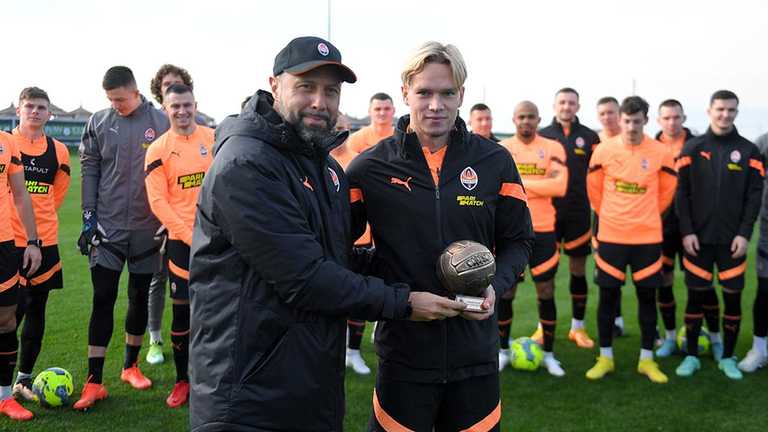 Йовичевич и Мудрик / фото ФК Шахтер Йовичевич и Мудрик / фото ФК Шахтер