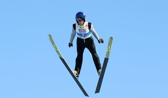 Марусяк в очередной раз установил рекорд Украины по прыжкам на лыжах с трамплина
