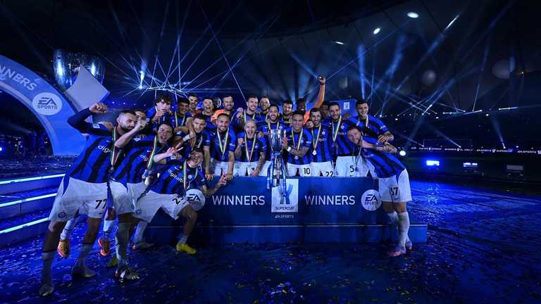 Інтер виграв Суперкубок Італії / Фото з Twitter Інтер виграв Суперкубок Італії / Фото з Twitter