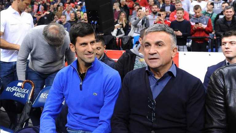 Новак Джокович с отцом Срджаном / MN PRESS Новак Джокович с отцом Срджаном / MN PRESS