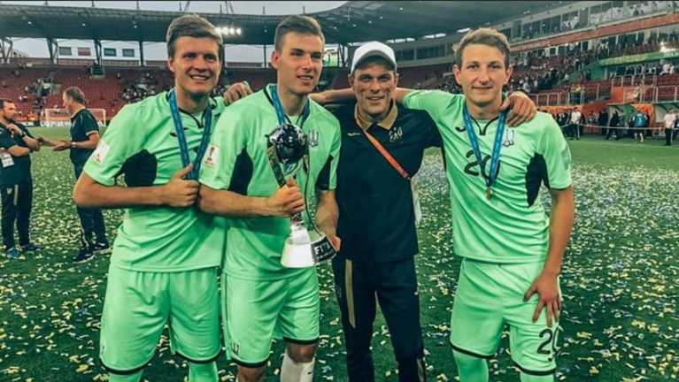 Владислав Кучерук (крайній ліворуч) / УАФ Владислав Кучерук (крайній ліворуч) / УАФ