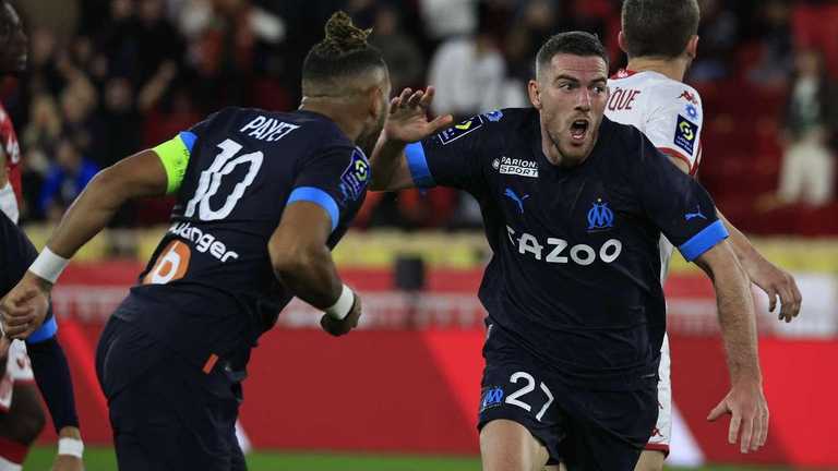 Марсель проти Монако / фото AFP Марсель проти Монако / фото AFP