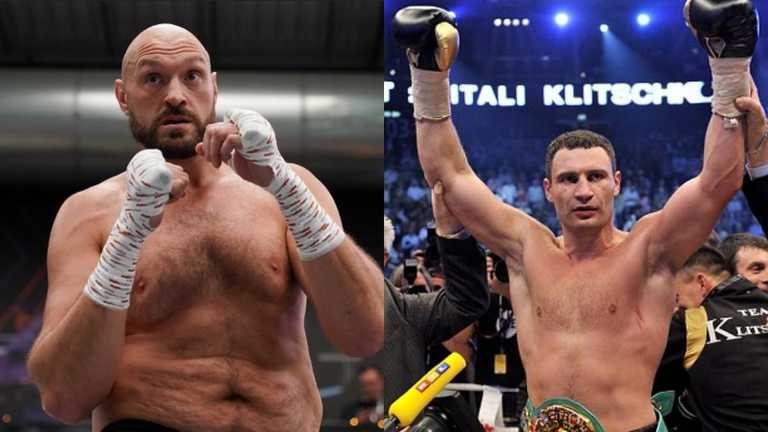 Ф'юрі та Кличко / фото з відкритих джерел Ф'юрі та Кличко / фото з відкритих джерел