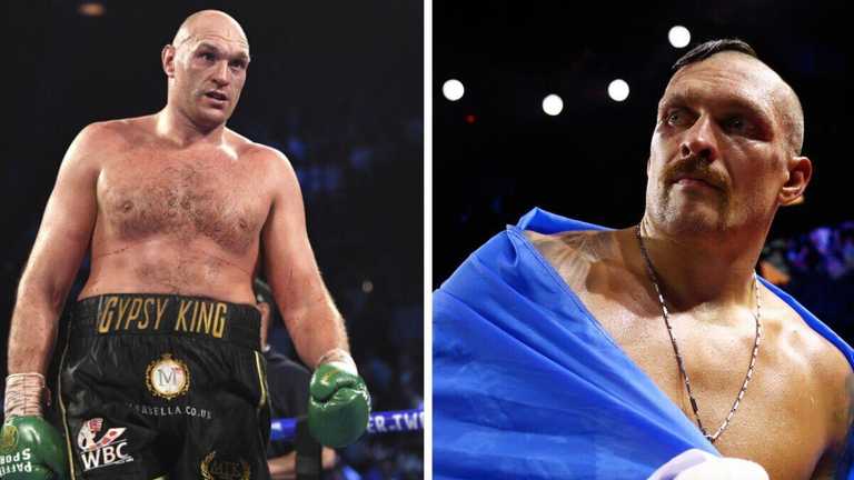 Ф'юрі та Усик / Колаж Daily Express Ф'юрі та Усик / Колаж Daily Express