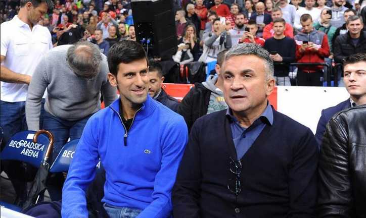 Новак Джоковіч з батьком Срджаном / MN PRESS Новак Джоковіч з батьком Срджаном / MN PRESS