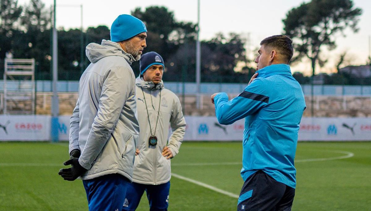 Маліновський і Тудор на тренуванні / фото ФК Марсель