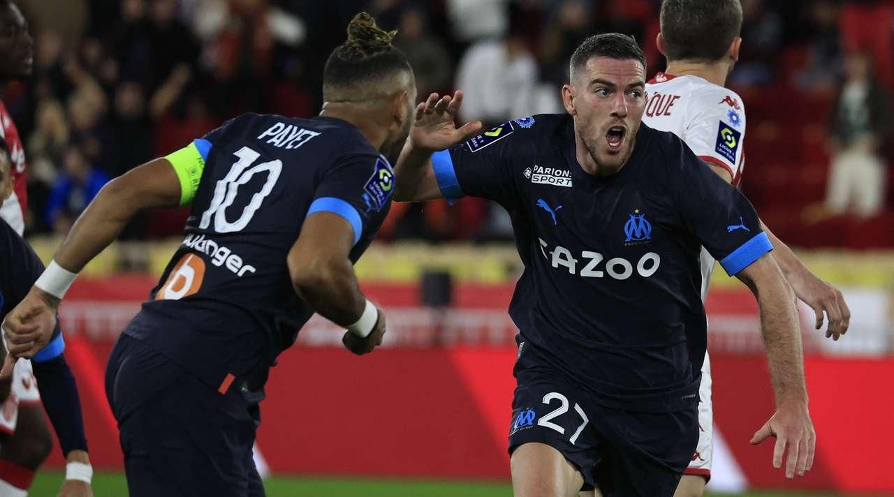 Марсель против Монако / фото AFP