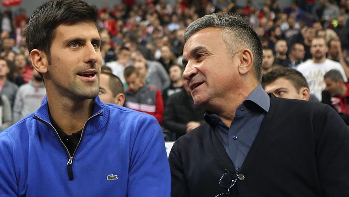 Новак Джоковіч з батьком / фото АТР Новак Джоковіч з батьком / фото АТР