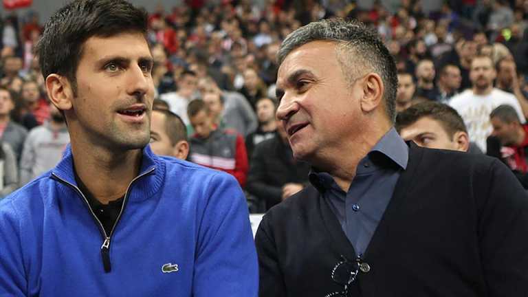 Новак Джоковіч з батьком / фото АТР Новак Джоковіч з батьком / фото АТР