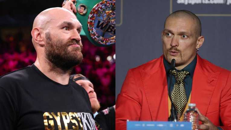 Ф'юрі та Усик / Колаж із соцмереж Ф'юрі та Усик / Колаж із соцмереж