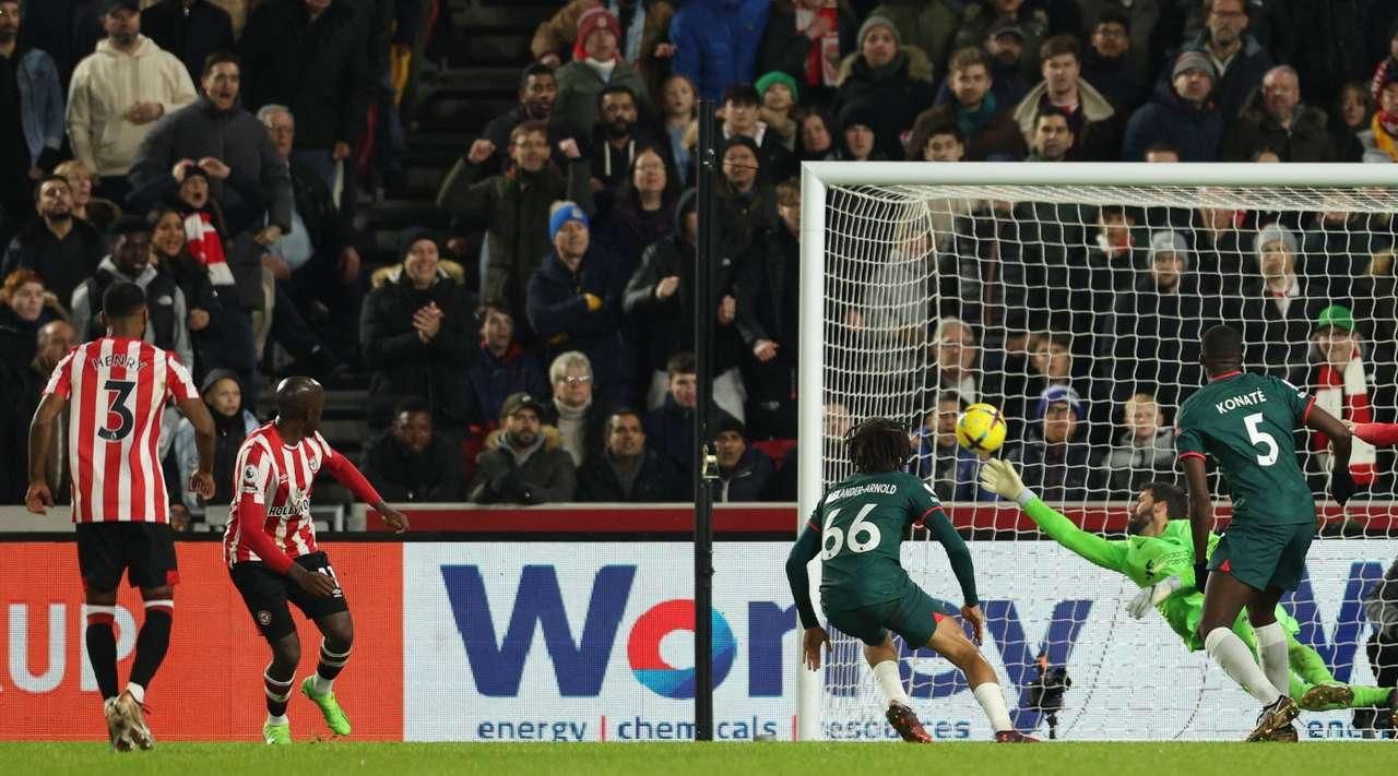 Брентфорд сенсаційно здолав Ліверпуль / фото AFP