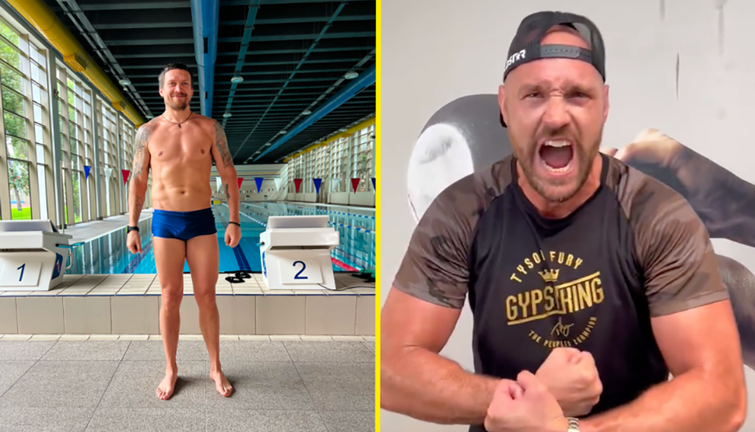 Усик и Фьюри обменялись вызовами / фото из соцсетей Усик и Фьюри обменялись вызовами / фото из соцсетей