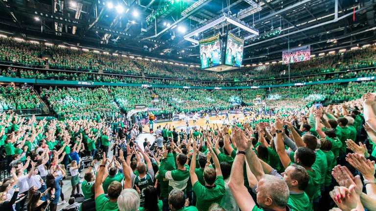 Болельщики Жальгириса / Фото из соцсетей Болельщики Жальгириса / Фото из соцсетей