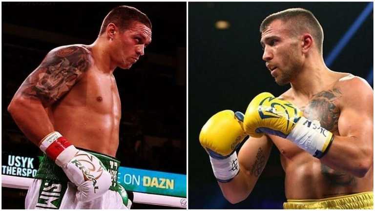 Олександр Усик і Василь Ломаченко / Колаж 24 канал Олександр Усик і Василь Ломаченко / Колаж 24 канал