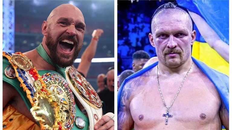 Усик – Ф'юрі / Колаж Marca Усик – Ф'юрі / Колаж Marca