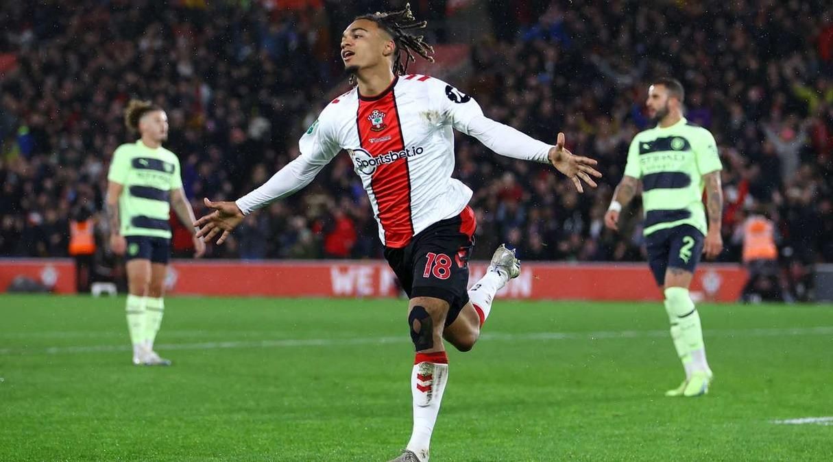 Саутгемптон переміг Манчестер Сіті / фото AFP