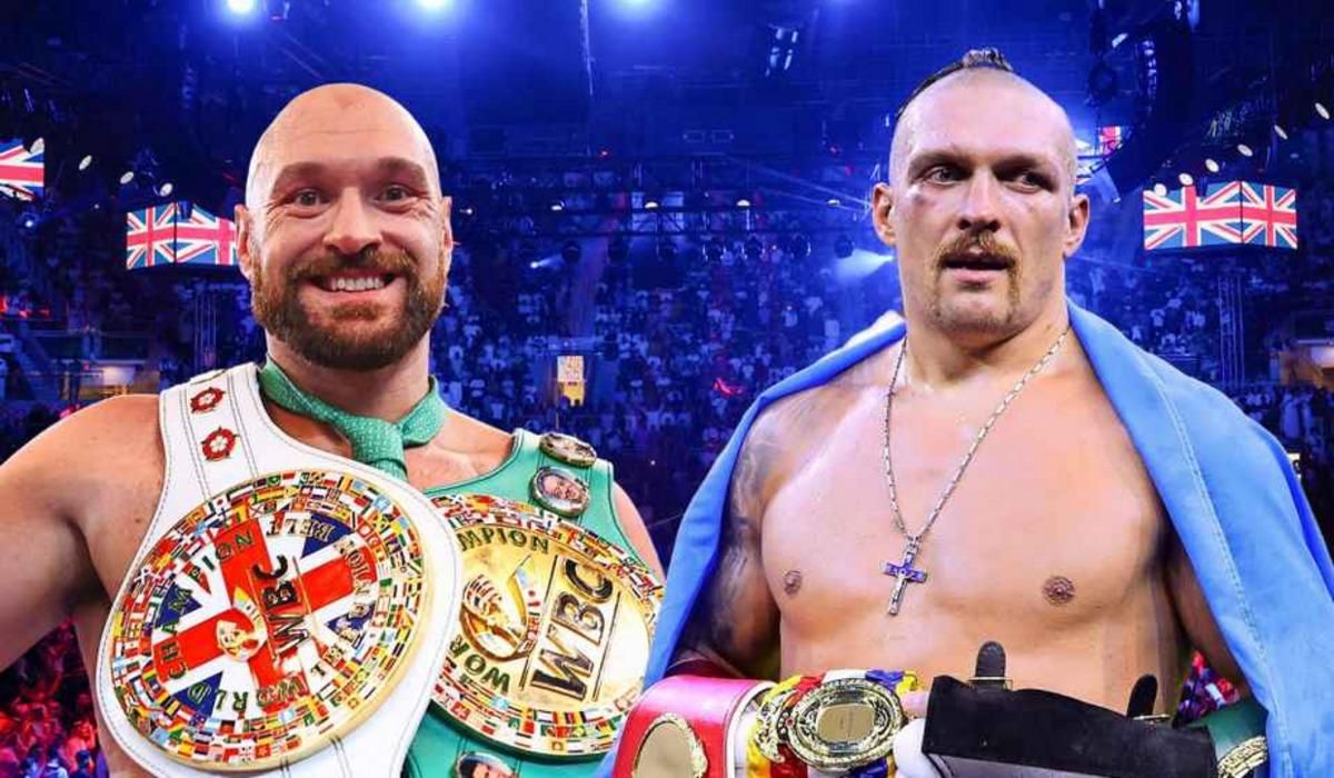 Ф'юрі та Усик / фото talksport