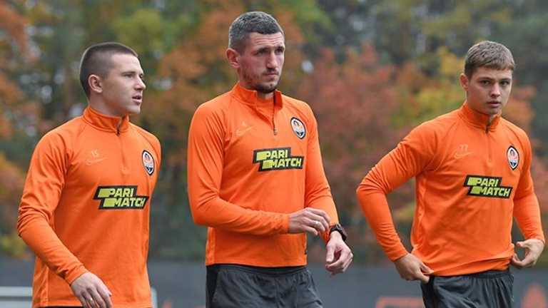 Корниенко, Кривцов и Бондарь / фото Шахтер Корниенко, Кривцов и Бондарь / фото Шахтер