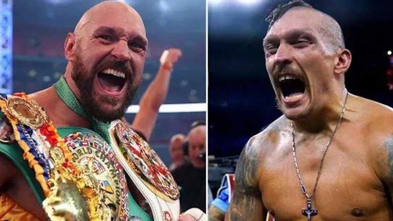 Фьюри и Усик / фотоколлаж из открытых источников Фьюри и Усик / фотоколлаж из открытых источников