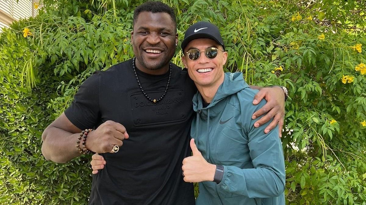 Кріштіану Роналду та Френсіс Нганну / Фото з Twitter