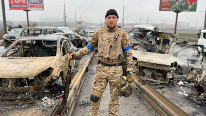 Амосов стал главным героем ролика о войне в Украине от Bellator