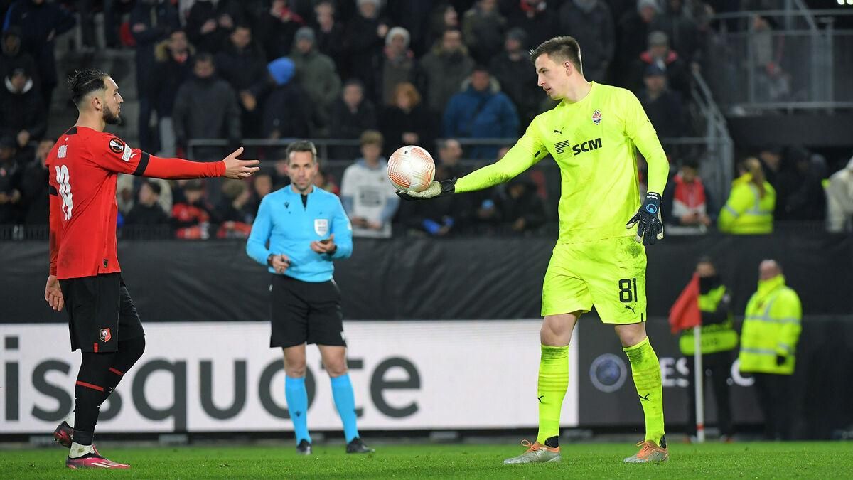 Трубін став героєм матчу / Фото ФК Шахтар