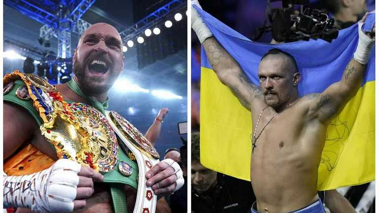 Усик – Фьюри / Коллаж Les Poings Усик – Фьюри / Коллаж Les Poings