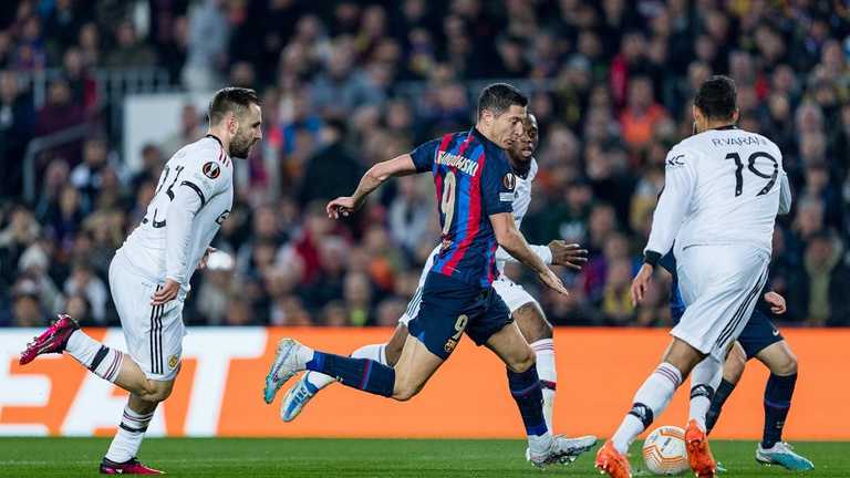 Барселона – Манчестер Юнайтед – 2:2 16 02 2023 / Фото с Twitter Барселона – Манчестер Юнайтед – 2:2 16 02 2023 / Фото с Twitter