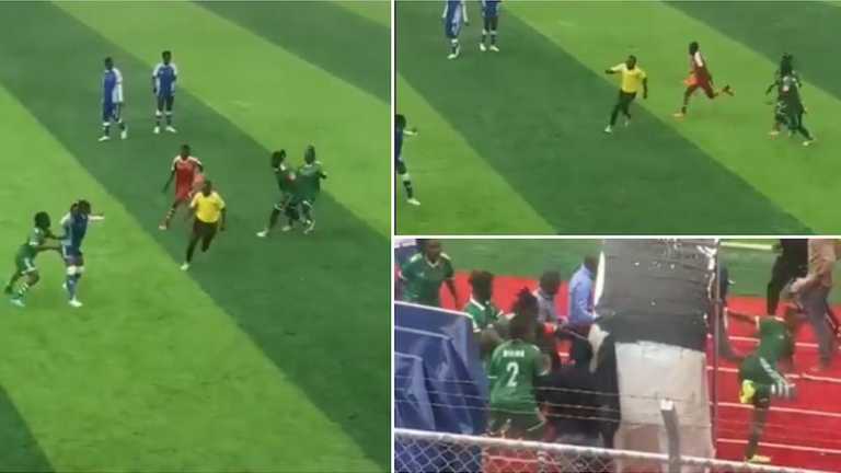 Момент бійки / скріншот з відео Момент бійки / скріншот з відео