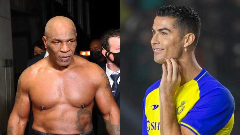 Майк Тайсон та Кріштіану Роналду / фото з відкритих джерел Майк Тайсон та Кріштіану Роналду / фото з відкритих джерел