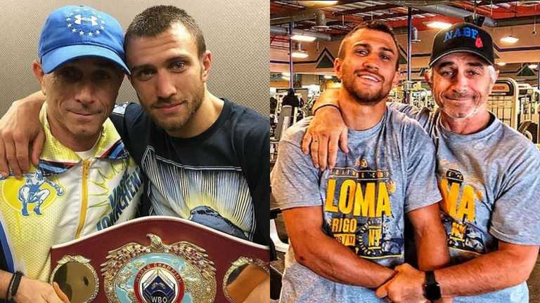 Василь Ломаченко з батьком / фото з соцмереж Василь Ломаченко з батьком / фото з соцмереж