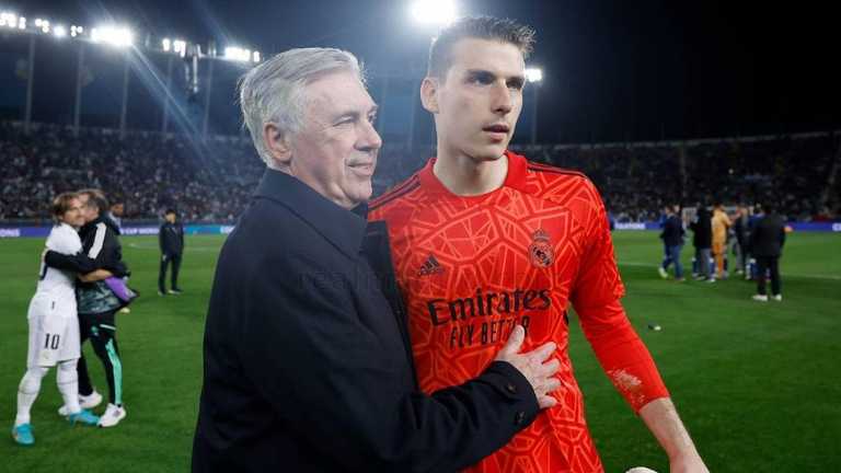 Андрей Лунин сохранил ворота Реала "сухими" / Фото из соцсетей Андрей Лунин сохранил ворота Реала "сухими" / Фото из соцсетей