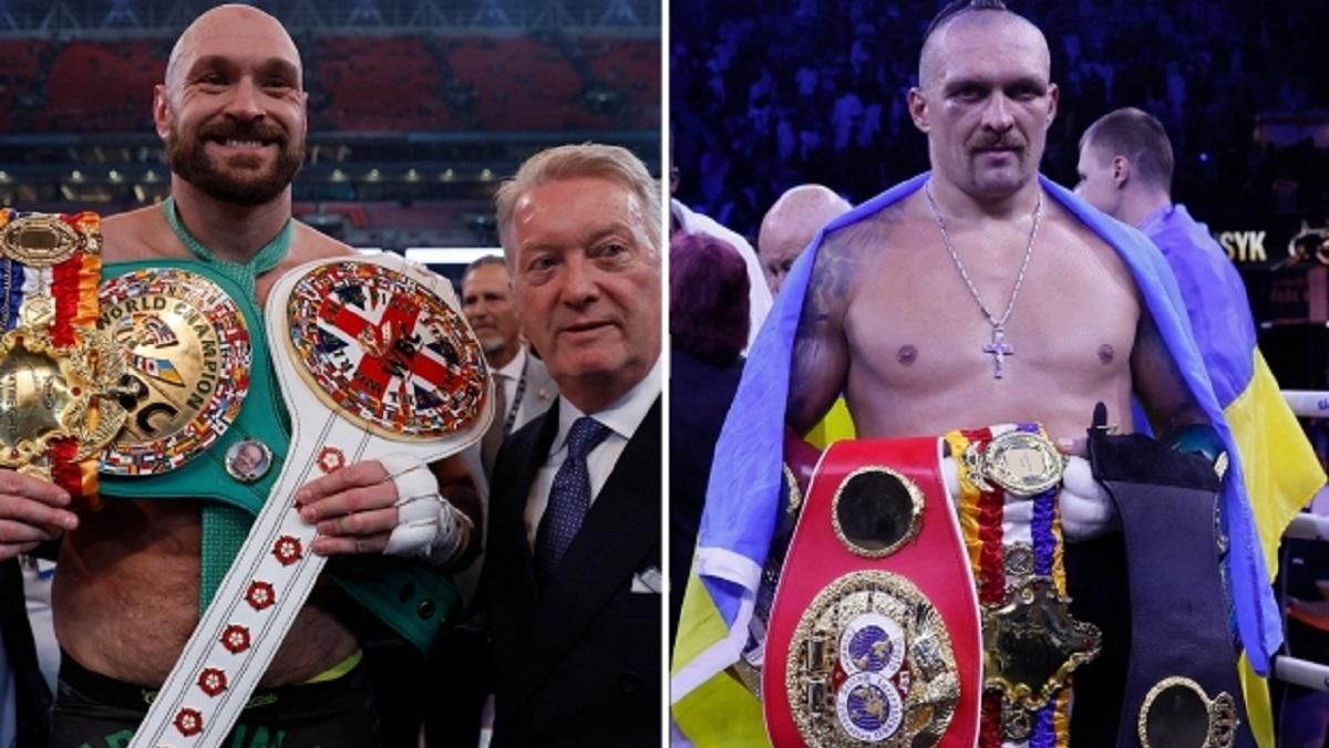 Усик – Фьюри / Коллаж The Irish Sun