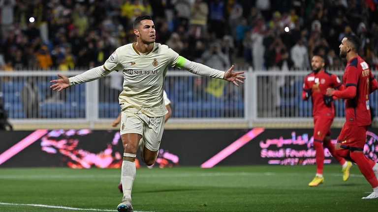 Дамак – Аль-Наср – 0:3 / Роналду забив хет-трик за Аль-Наср / Фото з Twitter Дамак – Аль-Наср – 0:3 / Роналду забив хет-трик за Аль-Наср / Фото з Twitter