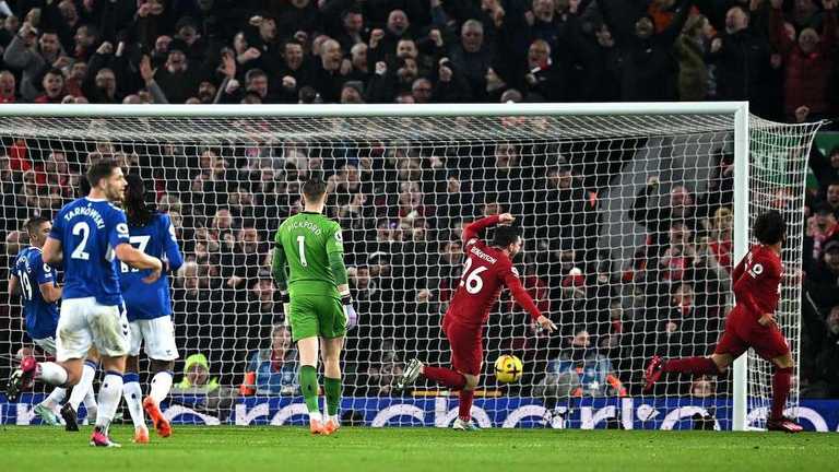 Ліверпуль переміг Евертон / фото AFP Ліверпуль переміг Евертон / фото AFP
