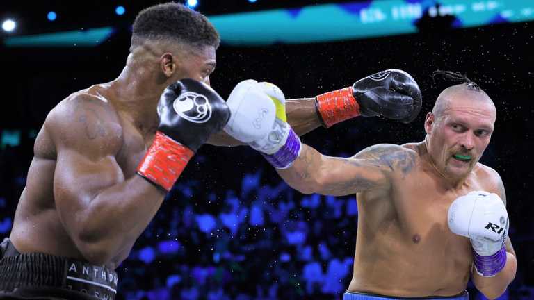 Усик проти Джошуа / фото Sky Sports Усик проти Джошуа / фото Sky Sports