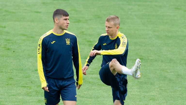 Руслан Маліновський і Олександр Зінченко / Фото УАФ Руслан Маліновський і Олександр Зінченко / Фото УАФ