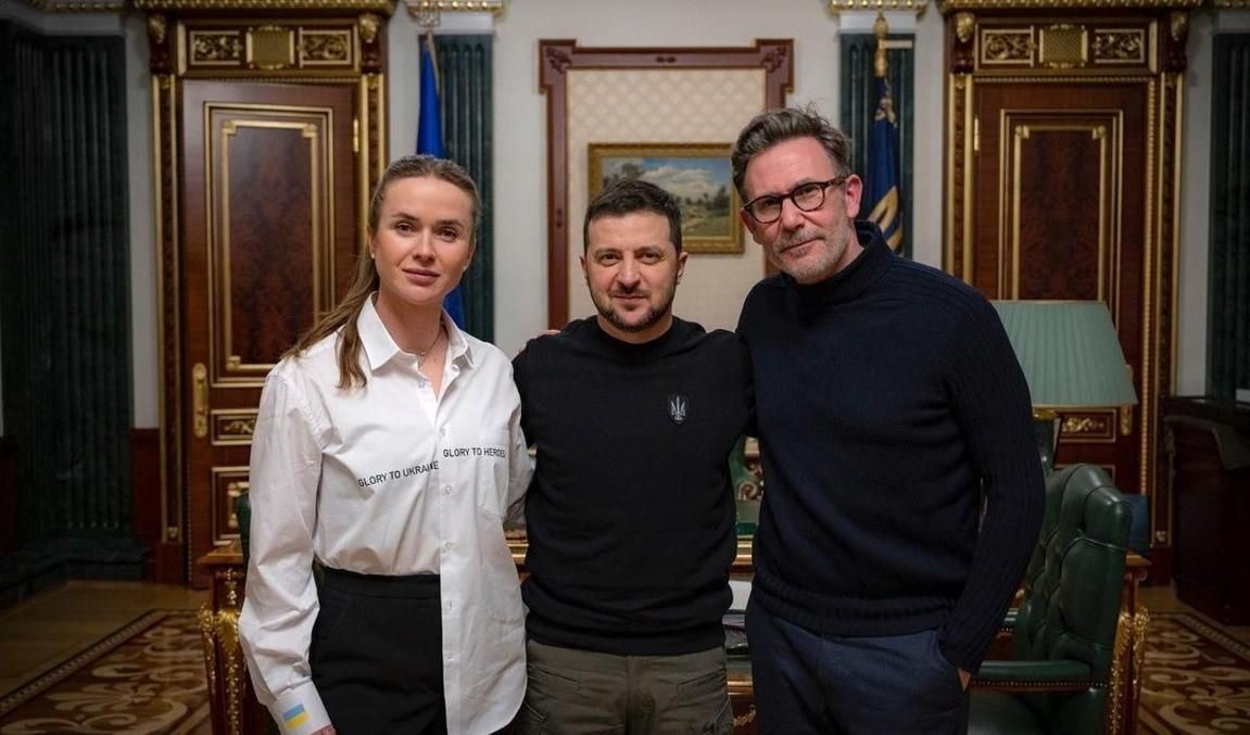 Свитолина, Зеленский и Азанавичюс / UNITED24